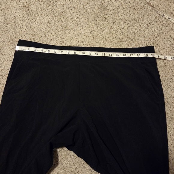 Athleta Brooklyn Mid Rise Ankle Pant Black Trouser Relaxed 198671 Women's 18 - Picture 7 of 9